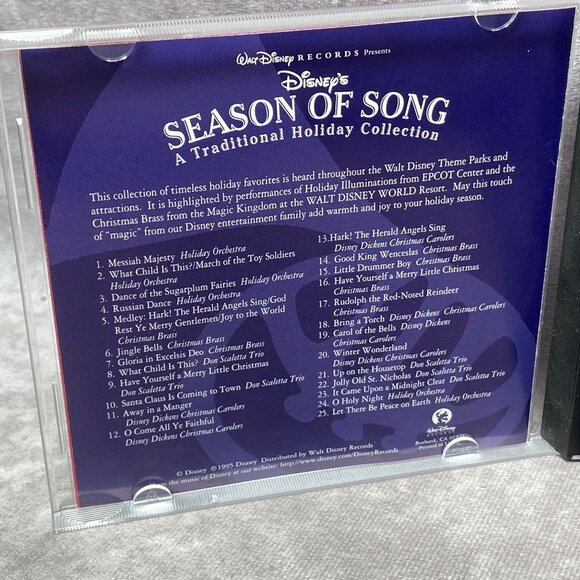 Disneys Season Of Song (1996, CD) A Traditional Holiday Collection - Picture 2 of 4